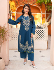 Dora-e-Khaas Classic Double-Head Embroidered – 3 PCs Unstitched