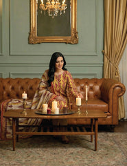 Ikat Illusion Digital Print 3-Piece Unstitched