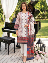 Pearl Grey Lawn 3 PCs Unstitched