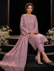 Mauve Serenity Self-Lawn 3-Piece Unstitched