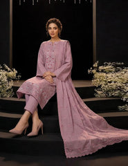 Mauve Serenity Self-Lawn 3-Piece Unstitched