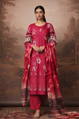 Nayab Noor Crimson Royale 3-Piece Unstitched
