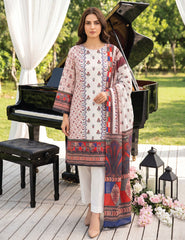 Pearl Grey Lawn 3 PCs Unstitched