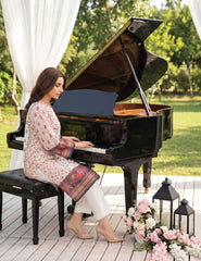 Pearl Grey Lawn 3 PCs Unstitched