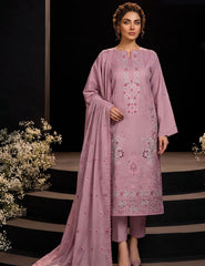 Mauve Serenity Self-Lawn 3-Piece Unstitched