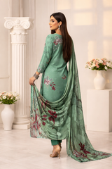 Mint Meadow Viscose Bana Dora 3-Piece Unstitched