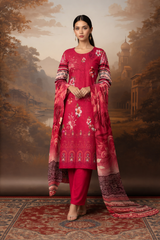 Nayab Noor Crimson Royale 3-Piece Unstitched